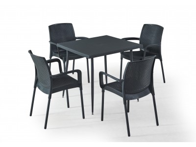 Градински комплект SUNSET set 4 (антрацит)